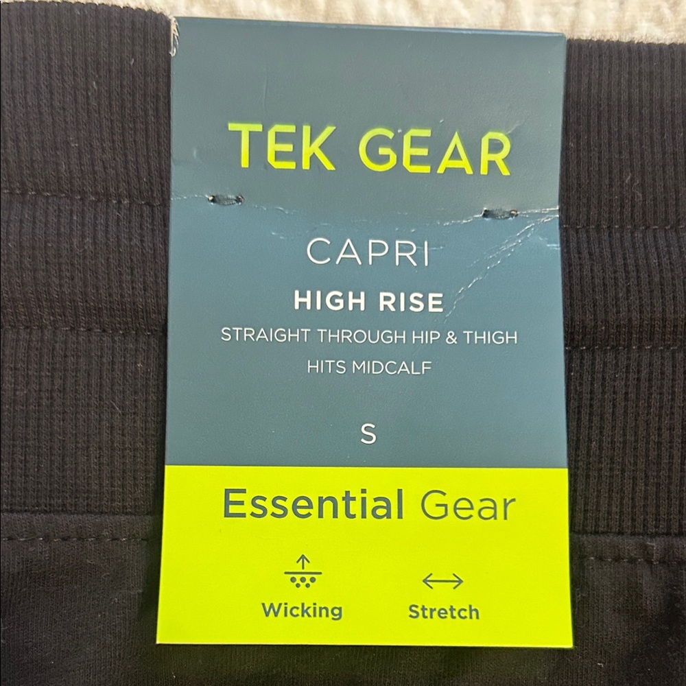 Tek Gear Black Capri Active Pants - Picture 5 of 6